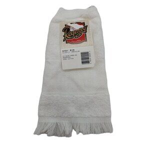 Regency Mills Baby Bib White 100% Cotton NOS